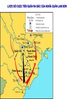 LƯỢC ĐÒ NGHĨA QUÂN LAM SƠN TIẾN QUÂN RA BẮC