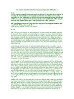 Giá trị của một tác phẩm nghệ thuật trước hết là ở giái trị tư tưởng của nó...(giải nhất kỳ thi học sinh giỏi quốc gia năm 1999)