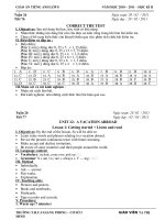 giao an anh 8 - tuan 26