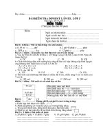 Đề KTĐK Lần 3.Môn Tiếng Việt.Lớp 5