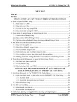 CƠ SỞ LÝ LUẬN VỀ QUẢN TRỊ QUAN HỆ KHÁCH HÀNG