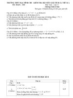 ĐỀ THI HỌC KÌ 2 CÓ ĐÁP ÁN (RẤT HAY)