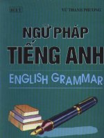 Giáo trình ngữ pháp Tiếng Anh căn bản – Bùi Ý