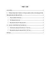 Những lý luận kinh tế chính trị về tổng sản phẩm xã hội và thu nhập quốc dân. Biện pháp tăng thu nhập quốc dân.