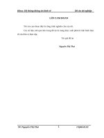 đồ án công nghệ thông tin Xây dựng phần mềm kế toán tập hợp chi phí sản xuất và tính giá thành sản phẩm tại công ty TNHH Bình Sơn