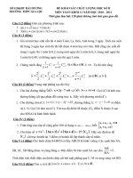 Đề khảo sát chất lượng học kì 2 môn Toán