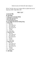 đồ án công nghệ thông tin Tiểu luận Tìm hiểu, đưa ra ưu và nhược điểm các phiên bản của các thuật toán DES, Triple DES, AES