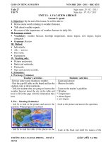 giao an anh 8 - tuan 27