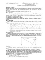 Đề thi HSG cấp huyện môn Tin học năm học 2010-2011