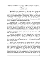 Phân tích thực trạng về cơ cấu tổ chức bộ máy quản lý của công ty xây dựng II Thanh hoá