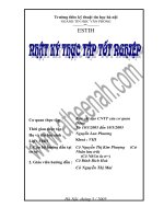 đồ án công nghệ thông tin ứng dụng Winword trong soạn thảo văn bản