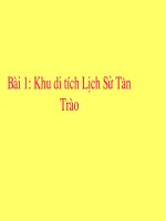 Bai 1 khu di tich lich su Tan Trao