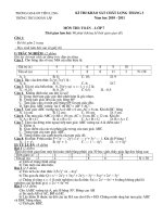 De thi chat luong thang 3 toan 7