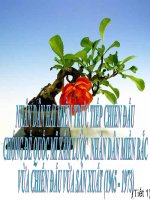 bài 22: Nhân dân hai miền trực tiếp đương đầu với ĐQ Mĩ xâm lược... (1965 - 1968)