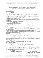 Tiết 42. Bài 27. KHỞI NGHĨA YÊN THẾ VÀ PHONG TRÀO CHỐNG PHÁP CỦA ĐỒNG BÀO MIỀN NÚI CUỐI THẾ KỈ XIX