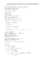 Đặt ẩn phụ dạng 4 giải phương trình