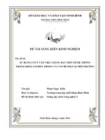 SỬ DỤNG CÔNG NGHỆ THÔNG TIN VÀO VIỆC GIẢNG DẠY MỘT SỐ HỆ THỐNG TRONG ĐỘNG CƠ ĐỐT TRONG VÀ VẤN ĐỀ BẢO VỆ MÔI TRƯỜNG