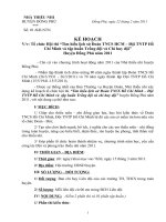 KH to chuc Hoi thi tim hieu 80 nam Ngay thanh lap Doan TNCSHCM va tạp Huan trong Doi, chi huy Doi 2011