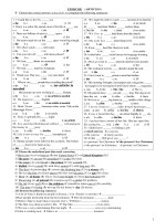 Bài tập mạo từ