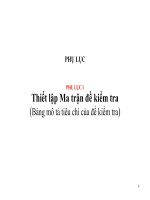 Thiet lap ma tran _BGD