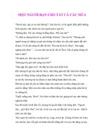 MỘT NGƯỜI BẠN CHO TẤT CẢ CÁC MÙA