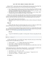 Quy ước chính tả trong tiếng Việt