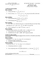 Đề thi thử ĐH lần 2 khối A