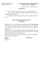 QĐ kỷ luật học sinh 2-2011