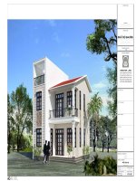 Mẫu thiết kế nhà vườn 2 tầng ở nông thôn - ArchDT.LP.004