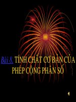 Tiết 81 tính chất cơ bản của phép cộng phân số