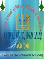 Toán 5 : Ban đơn vị đo thời gian