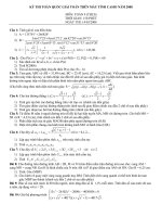 Đề Thi toàn quốc giải toán trên MTCT lớp 9(2008)