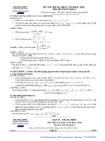 01 đề thi thử ĐH có chất lượng