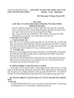 QUY CHẾ LÀM VIỆC CỦA BCH CÔNG ĐOÀN 10-12