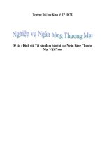 Định giá tài sản đảm bảo tại các ngân hàng thương mại việt nam