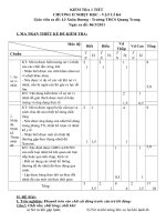 1 đề Kiểm tra VL 6 kì II