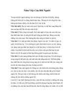 Năm Việc Của Đời Người