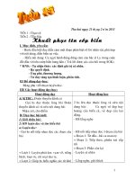 Giáo Án Tuần 25 CKTKN.....hay lắm Đấy....