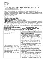 TIẾT 13-LẬP DÀN Ý BÀI VĂN TỰ SỰ