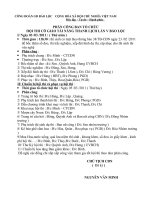 Ban tổ chức hội thi cô giáo tài năng...