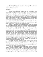 Phân tích hình tượng cây xà nu trong truyện ngắn Rừng xà nu của nhà văn Nguyễn Trung Thành.