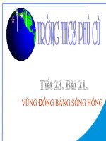 Bài 21. Vùng đồng bằng sông Hồng