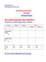 Mẫu đề soạn 1 bài Ktra theo Ma trận-