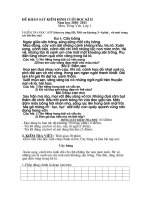 đề kiểm tra định kì lần 4 năm học 2010 - 2011