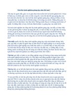 tích lủy kinh nghiệm giảng dạy( T3-2011)