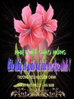 hoa - tu nhien lop 3