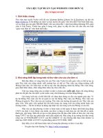 giáo trình tạo wed