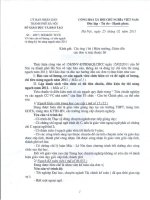 công văn thi nâng ngạch GV cao cấp