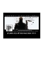 BÍ MẬT ĐỀ THI ĐẠI HỌC , PHẦN 6, LÍ THUYẾT VÔ CƠ