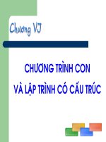 Bài 17. Chương trình con